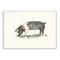 Stupell Industries Farm Pig Grazing in Field Hog Watercolor Wall Plaque